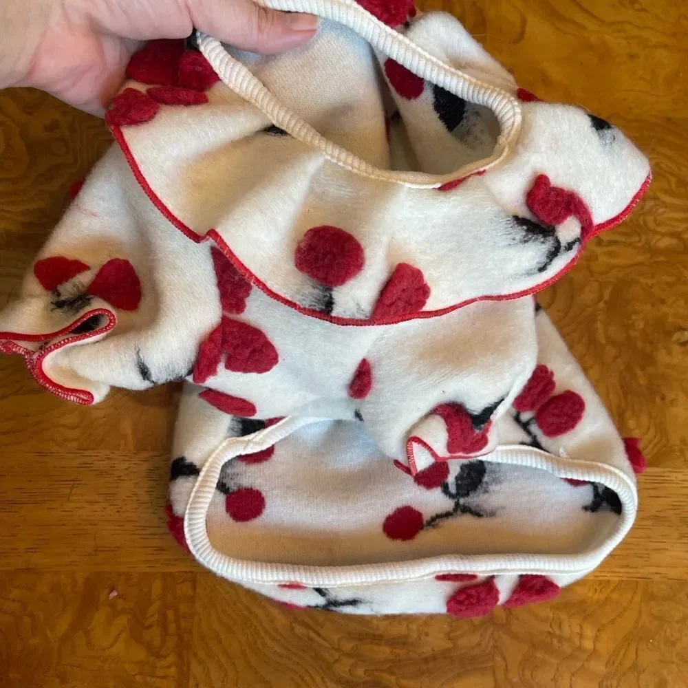Cherry Pom Pom Pet Sweater 🍒🐾